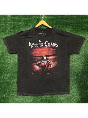 Alice In Chains Dirt Est 1987 Heavy Metal Band Mineral Wash T-Shirt XL